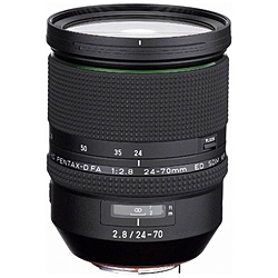 カメラレンズ HD PENTAX-D FA 24-70mmF2.8ED SDM WR ブラック [ペンタックスK /ズームレンズ]  ブラック  ［ペンタックスK /ズームレンズ］