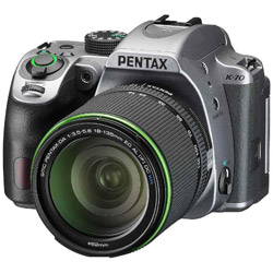 PENTAX K-70 デジタル一眼レフカメラ 18-135WR レンズキット  シルキーシルバー  ［ズームレンズ］