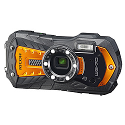 コンパクトデジタルカメラ WG（ダブル ジー） オレンジ WG-70 ［防水+防塵+耐衝撃］