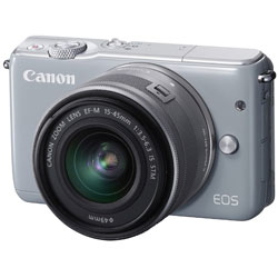 中古】EOS M10 EF-M 15-45 レンズキット GY (1800万画素／SDXC／グレー