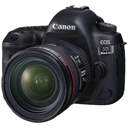 EOS 5D Mark IV デジタル一眼レフカメラ EF24-70 F4L IS USM レンズキット  ブラック EOS5DMK42470ISLK ［ズームレンズ］