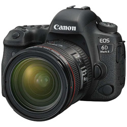 EOS 6D Mark II デジタル一眼レフカメラ EF24-70L IS USM レンズキット  ブラック EOS6DMK22470ISLK ［ズームレンズ］