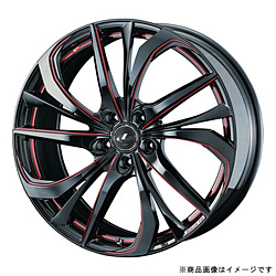 0038767 ホイール LEONIS TE 1770+47-514 BK/SC(RED)