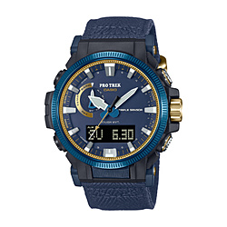 【ソーラー電波時計】PRO TREK（プロトレック）CASIO WATCH 50TH ANNIVERSARY  ブルー PRW-61SS-2JR