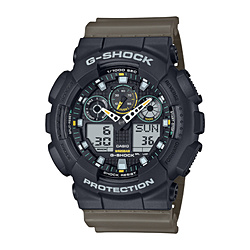 CASIO(JVI) G-SHOCKiGVbNjTwo tone utility colors  I[uO[ GA-100TU-1A3JF