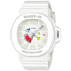 CASIO(カシオ) BABY-G(ベビージー)PLAYFUL HEARTS SERIES ホワイト BGA-10-7AJF