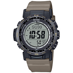 CASIO(カシオ) 【ソーラー電波時計】PRO TREK(プロトレック)Climber Line(クライマーライン) ダークコヨーテカラー PRW-35LD-5JF