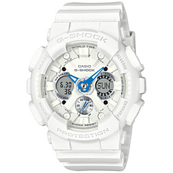 CASIO(カシオ) G-SHOCK(Gショック)スタイリッシュ&スポーティシリーズ ホワイト(針:ブルー) GMA-S120SA-7A2JF