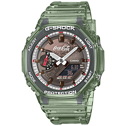 CASIO(�J�V�I) G-SHOCK�iG�V���b�N�j Coca-Cola �R���{���[�V�������f��  �O���[�� GA-2100CC-3AJR