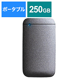 【在庫限り】 ESD-EF0250GBK 外付けSSD ESD-EFシリーズ ブラック [ポータブル型 /250GB]