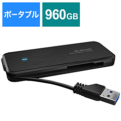 ESD-EC0960GBKR OtSSD USB-Aڑ P[u[^ ubN m960GB /|[^u^n