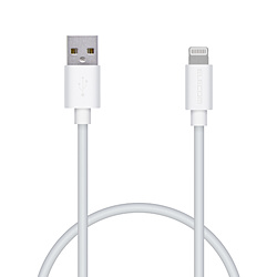 iPhone充电电缆短的闪电电缆0.5m MFi认证[Lightning接头搭载iPhone iPad iPod AirPods对应]白白MPA-UAL05WH[0.5m]