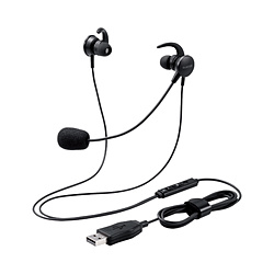 耳机黑色HS-EP15UBK[USB/两耳朵/入耳式耳机型]
