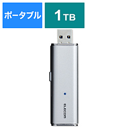 ESD-EMN1000GSV 外付けSSD USB-A接続 PS4対応 シルバー ［ポータブル型 /1TB］