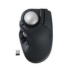 ELECOM(쥳) ޥ ȥåܡ HUGE PLUS(Chrome/Android/iPadOS/iOS/Mac/Windows11б) ֥å M-HT1MRBK IR LED /̵ͭ(磻쥹) /10ܥ /BluetoothUSB