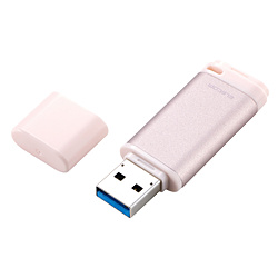 ELECOM(�G���R��) USB������ (Mac/Windows11�Ή�) �s���N MF-RCU3064GPK �m64GB /USB TypeA /USB3.2 /�L���b�v���n