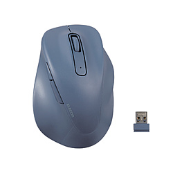 ELECOM(エレコム) マウス EX-G Lサイズ 抗菌(Chrome/Mac/Windows11対応) ブルー M-XGL30DBSKCBU ［BlueLED /無線(ワイヤレス) /5ボタン /USB］