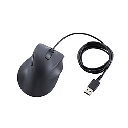 ELECOM(エレコム) マウス EX-G Sサイズ 抗菌(Chrome/Mac/Windows11対応) ブラック M-XGS30UBSKCBK ［BlueLED /有線 /5ボタン /USB］