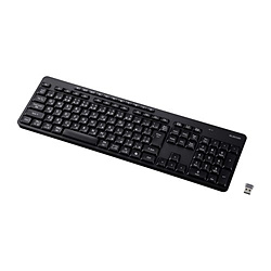 ELECOM(�G���R��) �L�[�{�[�h �t���T�C�Y(Chrome/Android/iPadOS/iOS/Mac/Windows11�Ή�) �u���b�N TK-QT11FMMBK �m���C�����X /���{��z�� /�����u�����n