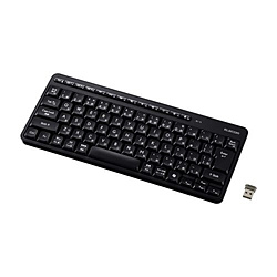 ELECOM(�G���R��) �L�[�{�[�h �~�j�T�C�Y(Chrome/Android/iPadOS/iOS/Mac/Windows11�Ή�) �u���b�N TK-QT11MMMBK �m���C�����X /���{��z�� /�����u�����n