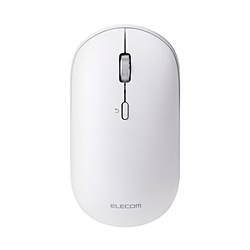 ELECOM(���쥳��) �ޥ��� Slint ̵��2.4GHz Bluetooth �ޥ���ڥ���� ���� ���ż� M������ �Ų� 4�ܥ��� ���ܥ������ �ۥ磻�� Slint(Chrome/Android/iPadOS/iOS/Mac/Windows11�б�) �ۥ磻�� M-TM25MBMSWH