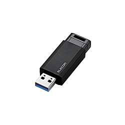 ELECOM(�G���R��) USB������ (Mac/Windows11�Ή�) �u���b�N MF-PKU3256GBK �m256GB /USB TypeA /USB3.1 /�m�b�N���n