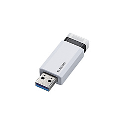 ELECOM(�G���R��) USB������ 256GB �m�b�N�� �L���b�v���X �������[ USB-A USB3.2 Gen1(5Gbps) �ǂݍ��ݍő�100MB/s LED���색���v �X�g���b�v�z�[�� �p�X���[�h/AES�Í��� Windows Mac�Ή� �z