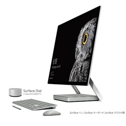 デスクトップパソコン Surface Studio シルバー 43Q-00013 ［28型 /intel Core i7 /メモリ：32GB /HDD：2TB /SSD：128GB /2017年6月］