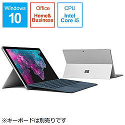 Windowsタブレット Surface Pro5（サーフェスプロ5）LTE Advanced シルバー GWM-00011 ［12.3型 /Windows10 Pro /intel Core i5 /Office HomeandBusiness /メモリ：8GB /SSD：256GB /2019年1月モデル］