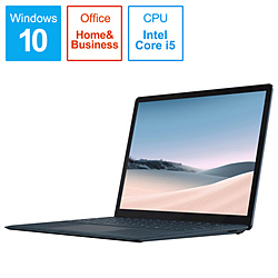 ノートパソコン Surface Laptop3（サーフェス ラップトップ3） コバルトブルー V4C-00060 ［13.5型 /Windows10 Home /intel Core i5 /メモリ：8GB /SSD：256GB /Office HomeandBusiness /2019年10月モデル］