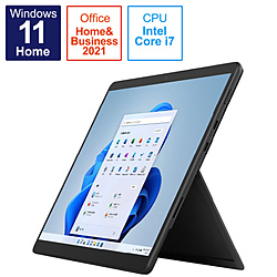 Surface Pro8  グラファイト 8PV-00026 ［13.0型 /Windows11 Home /intel Core i7 /メモリ：16GB /SSD：256GB /Office HomeandBusiness /日本語版キーボード /2021年11月モデル］