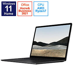 Surface Laptop 4  ブラック TFF-00080 ［15.0型 /Windows11 Home /AMD Ryzen 7 /メモリ：16GB /SSD：512GB /Office HomeandBusiness /日本語版キーボード /2022年モデル］
