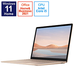 Microsoft(マイクロソフト) Surface Laptop 4  サンドストーン 5BT-00091 ［13.5型 /Windows11 Home /intel Core i5 /Office HomeandBusiness /メモリ：8GB /SSD：512GB /タッチパネル対応 /日本語版キーボード /2022年モデル］