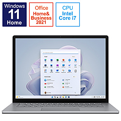 Microsoft(}CN\tg) Surface Laptop 5 15C` v`i [Windows 11 Home/Core i7/:8GB/SSD:256GB] RBY-00020