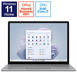 Microsoft(マイクロソフト) Surface Laptop 5 15インチ プラチナ [Windows 11 Home/Core i7/メモリ:8GB/SSD:512GB] RFB-00020