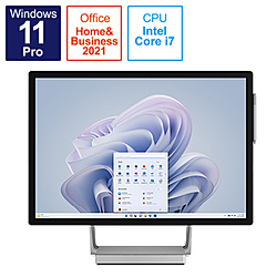 Surface Desktop2022モデル i7/32/1TB Surface Desktop2022モデル プラチナ SBF-00009 ［28型 /intel Core i7 /メモリ：32GB /SSD：1TB /2022年11月モデル］
