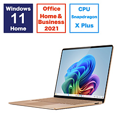 Microsoft(}CN\tg) Surface Laptop(7) f[  mCopilot+ PC /13.8^ /Windows11 Home /Snapdragon X Plus /F16GB /SSDF512GB /Office HomeandBusiness /2024N6fn