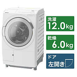 HITACHI(日立)鼓式洗衣机大的鼓白BD-SV120JL-W[洗衣12.0kg/干燥6.0kg/加热器干燥(水冷式、除湿类型)/左差别][换购3000pt]