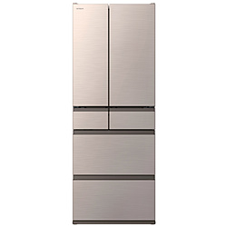 HITACHI(����) �①�� HWC�^�C�v ���C�g�S�[���h R-HWC62Y-N �m��68.5cm /617L /6�h�A /�ω��J���^�C�v�n�y��{�ݒu�����Z�b�g�z