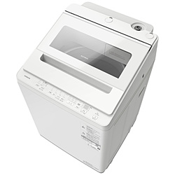 HITACHI(����) �S��������@ �z���C�g BW-V80P-W �m����8.0kg /�����@�\�� /��J���n