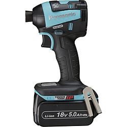 Ｐａｎａｓｏｎｉｃ　デュアル　充電インパクトドライバー青　１８Ｖ５．０Ａｈセット   EZ75A7LJ2G-A