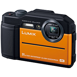 コンパクトデジタルカメラ LUMIX（ルミックス） オレンジ DC-FT7-D ［防水+防塵+耐衝撃］
