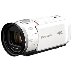 ビデオカメラ  ピュアホワイト HC-VX2M-W ［4K対応］