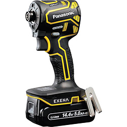パナソニック　ＥＸＥＮＡ　充電インパクトドライバー　１４．４Ｖ５．０Ａｈ電池セット品　黄