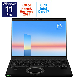 ノートパソコン レッツノート FVシリーズ ブラック CF-FV1MDPCR ［14.0型 /Windows11 Pro /intel Core i7 /Office HomeandBusiness /メモリ：16GB /SSD：512GB /2022年春モデル］