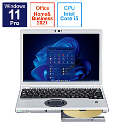 ノートパソコン レッツノート SVシリーズ ブラック＆シルバー CF-SV2BDMCR ［12.1型 /Windows11 Pro /intel Core i5 /Office HomeandBusiness /メモリ：16GB /SSD：512GB /日本語版キーボード /2022年6月モデル］