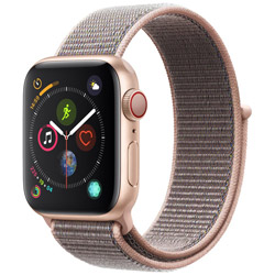 Apple Watch Series 4（GPS + Cellularモデル）- 40mm ゴールドアルミニウムケースとピンクサンドスポーツループ   MTVH2J/A