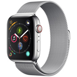 Apple Watch Series 4（GPS + Cellularモデル）- 44mm ステンレススチールケースとミラネーゼループ   MTX12J/A