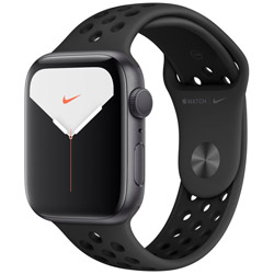 Apple Watch Nike Series 5（GPSモデル）- 44mm スペースグレイアルミニウムケースとNikeスポーツバンド アンスラサイト/ブラック - S/M & M/L  スペースグレイアルミニウムケース MX3W2J/A