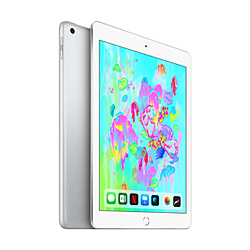 中古】iPad 第6世代 128GB シルバー MR732J／A SIMフリー ◇07/02(金